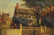 Charles Furneaux The Hancock House, oil painting by Charles Furneaux oil painting artist